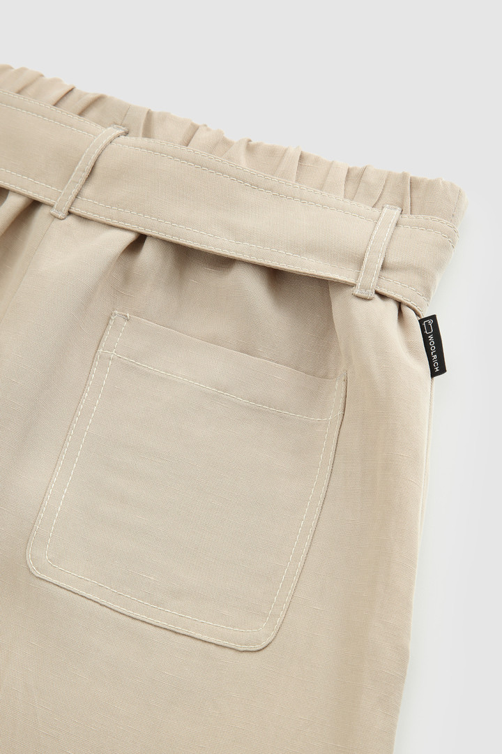 Outdoorshorts van linnenmix Beige photo 7 | Woolrich