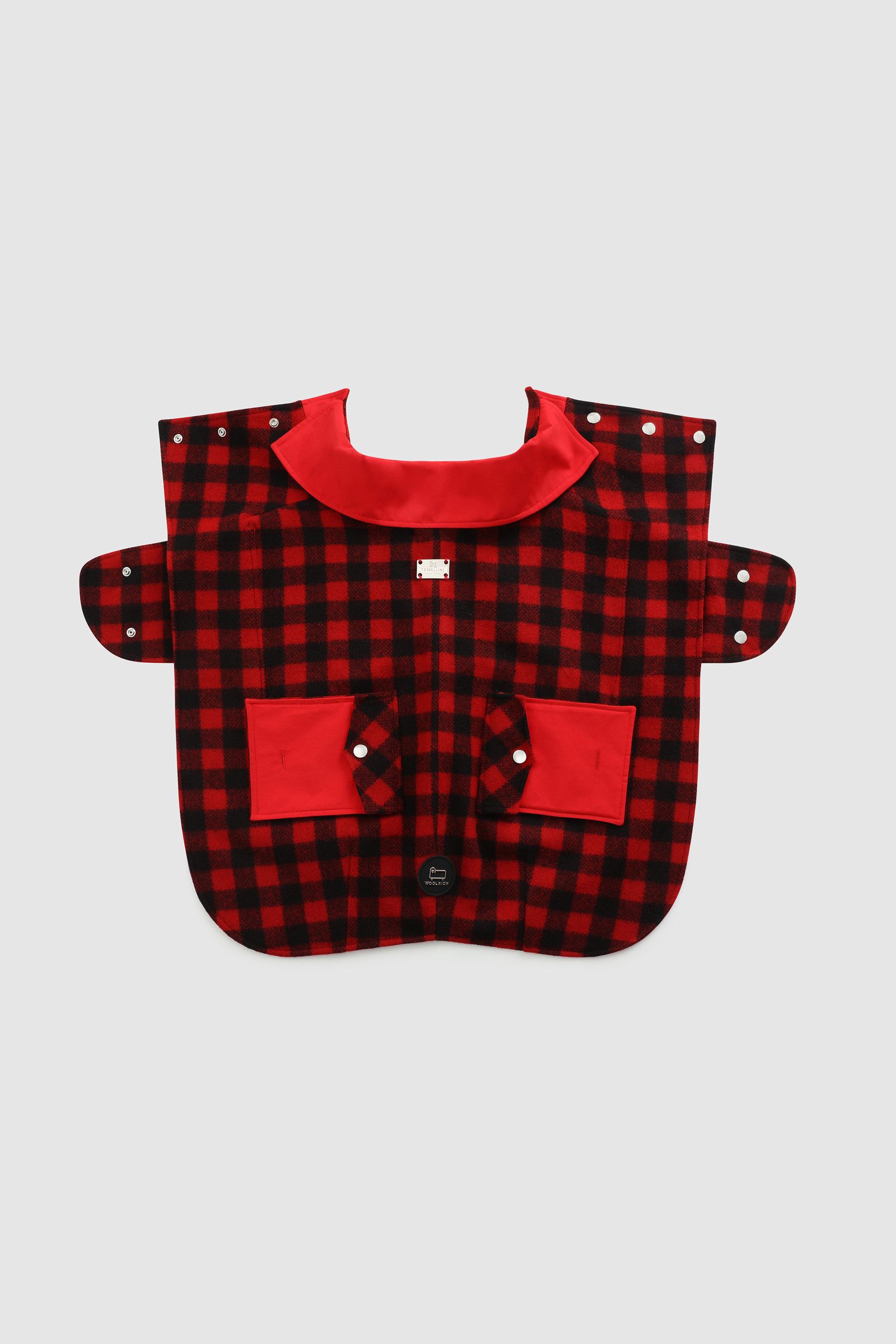 Surchemise à motif Buffalo Check pour grand chien Temellini / Woolrich Rouge photo 4 | Woolrich