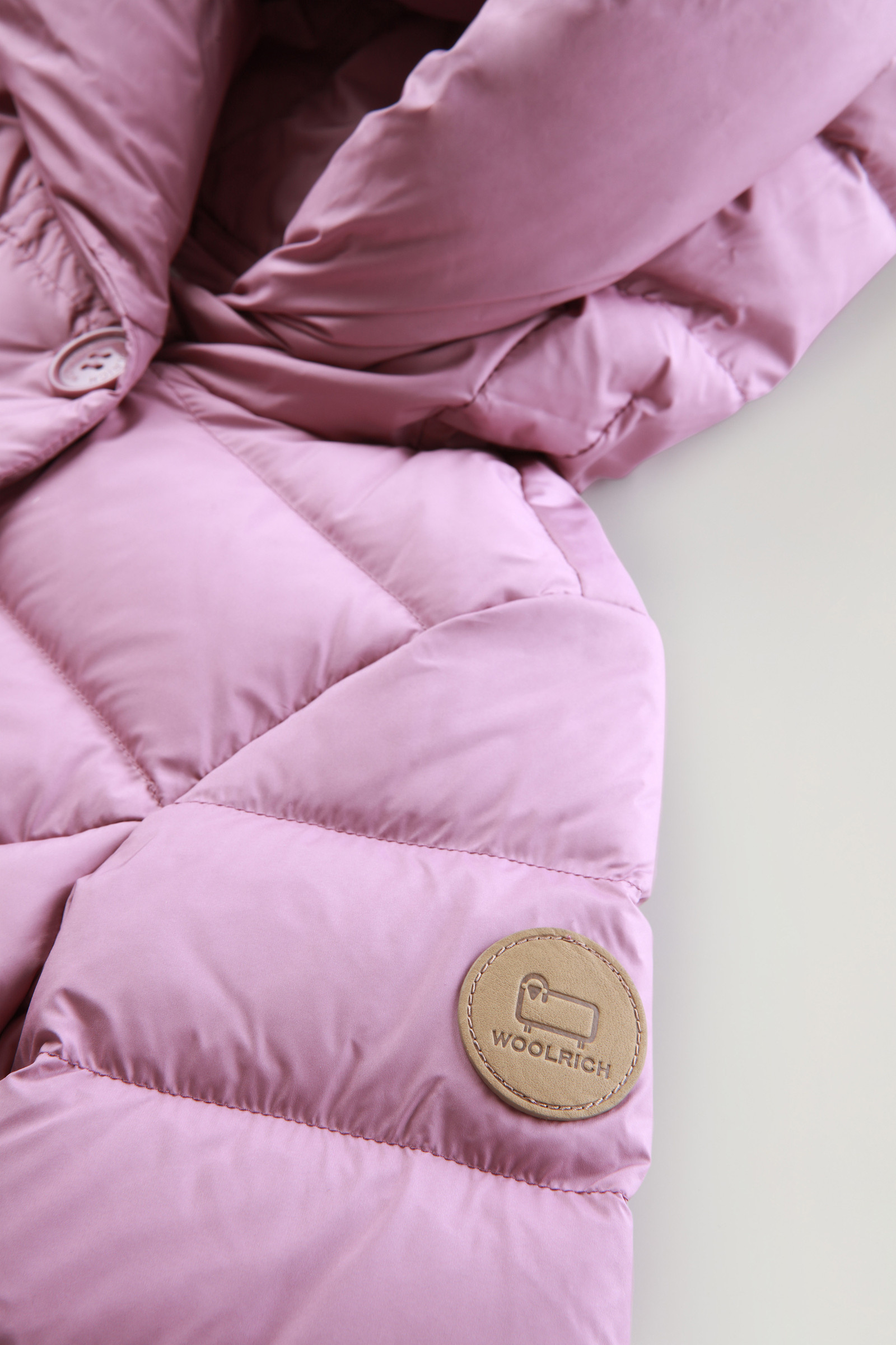 Microfiber Puffy Parka voor meisjes roze photo 4 | Woolrich