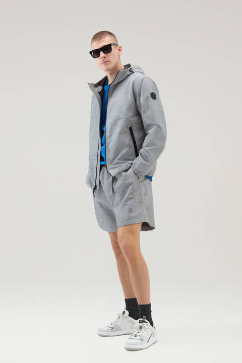Reflektierende Jacke aus Ripstop-Gewebe Grau | Woolrich