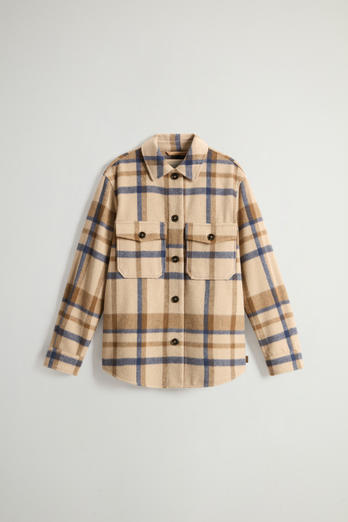 Overshirt in Wool Blend White photo 1 | Woolrich