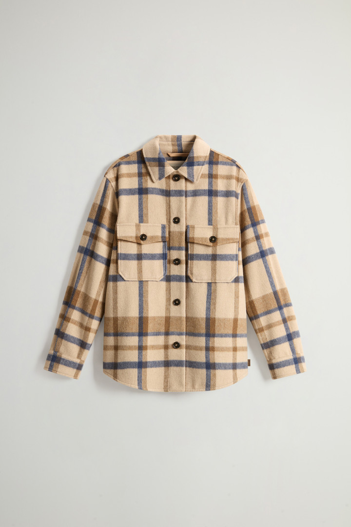 Overshirt in Wool Blend White photo 5 | Woolrich