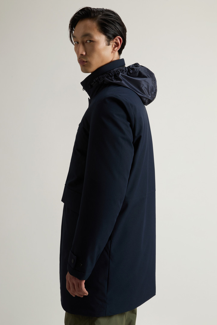 Padded Coat with Foldaway Hood Blue photo 5 | Woolrich