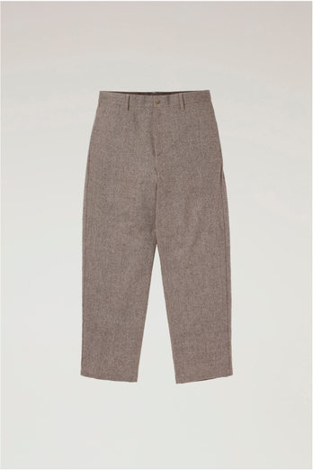 Recycled Wool Tweed Pants Beige photo 1 | Woolrich
