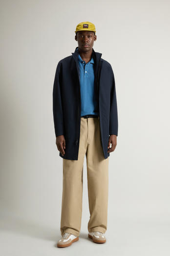 2-In-1 Waterproof Jacket in Two-Layered Fabric Blue | Woolrich
