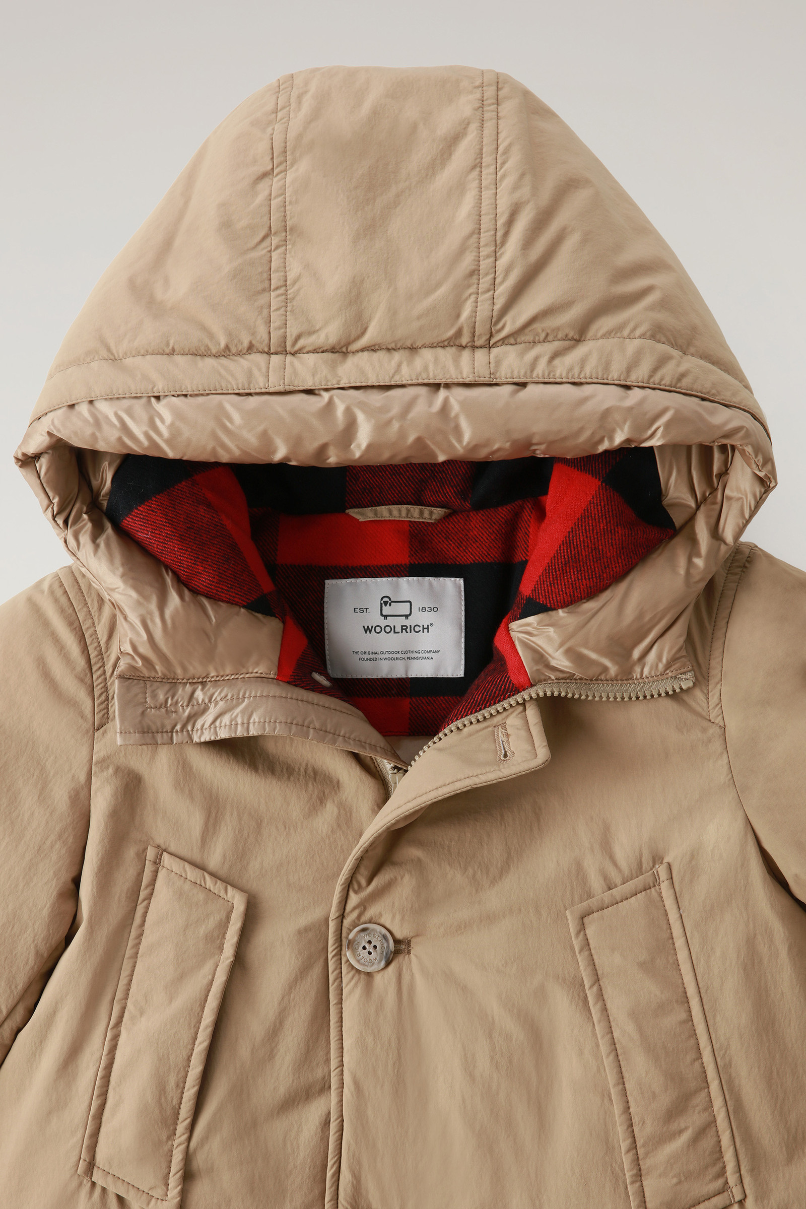 Bayman Parka aus Taslan-Nylon für Jungen khaki photo 3 | Woolrich