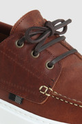 Boat Shoes in Water-Repellent Leather
