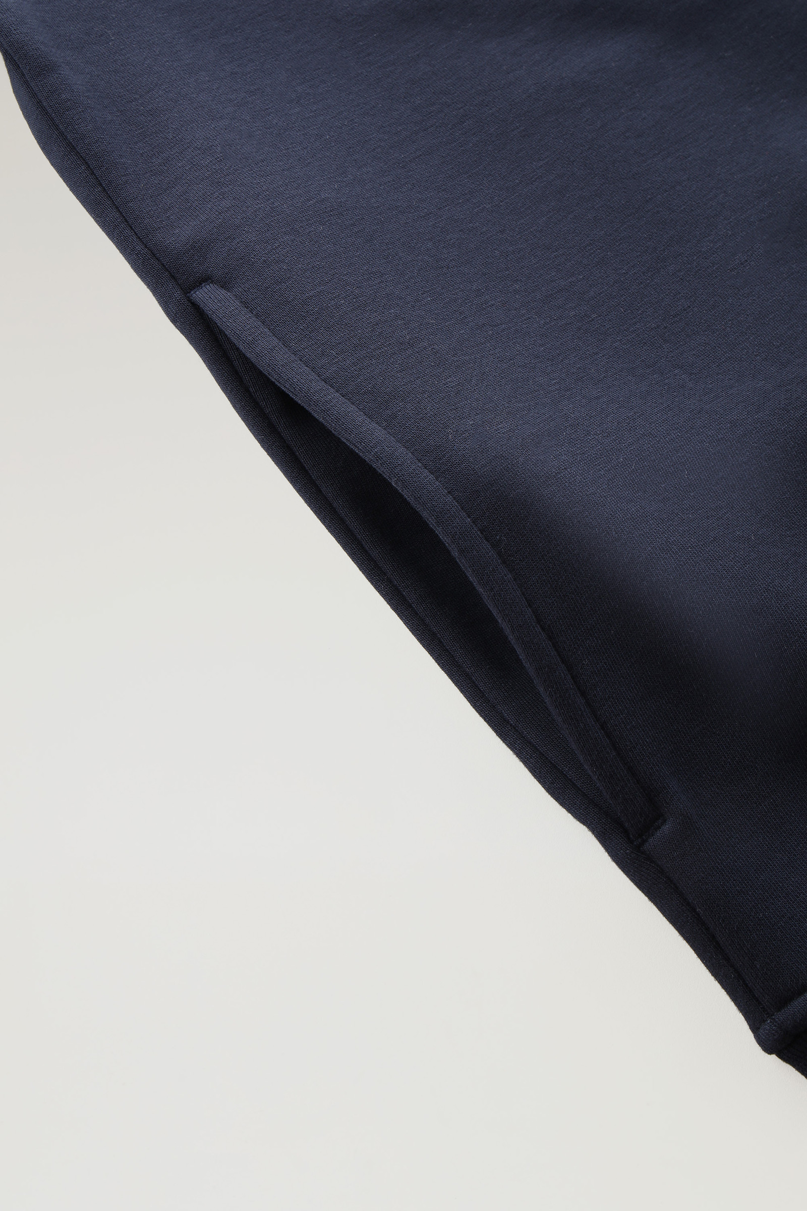 Klassieke sweater met volledige rits van een katoenmix blauw photo 7 | Woolrich