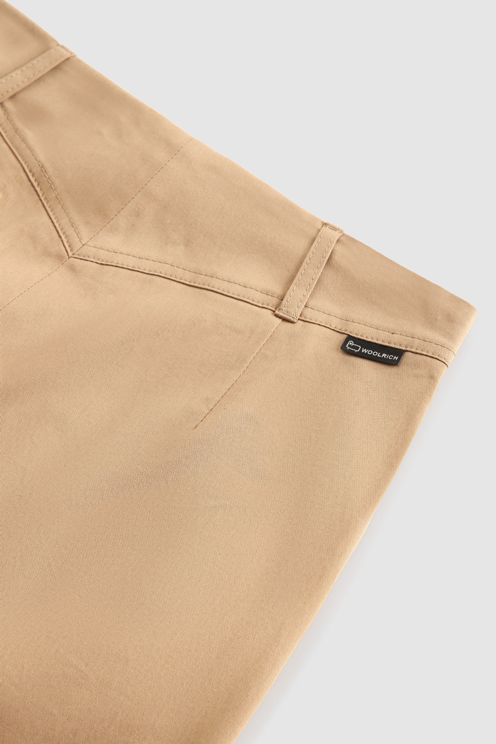 Pantalones chinos de algodón elástico