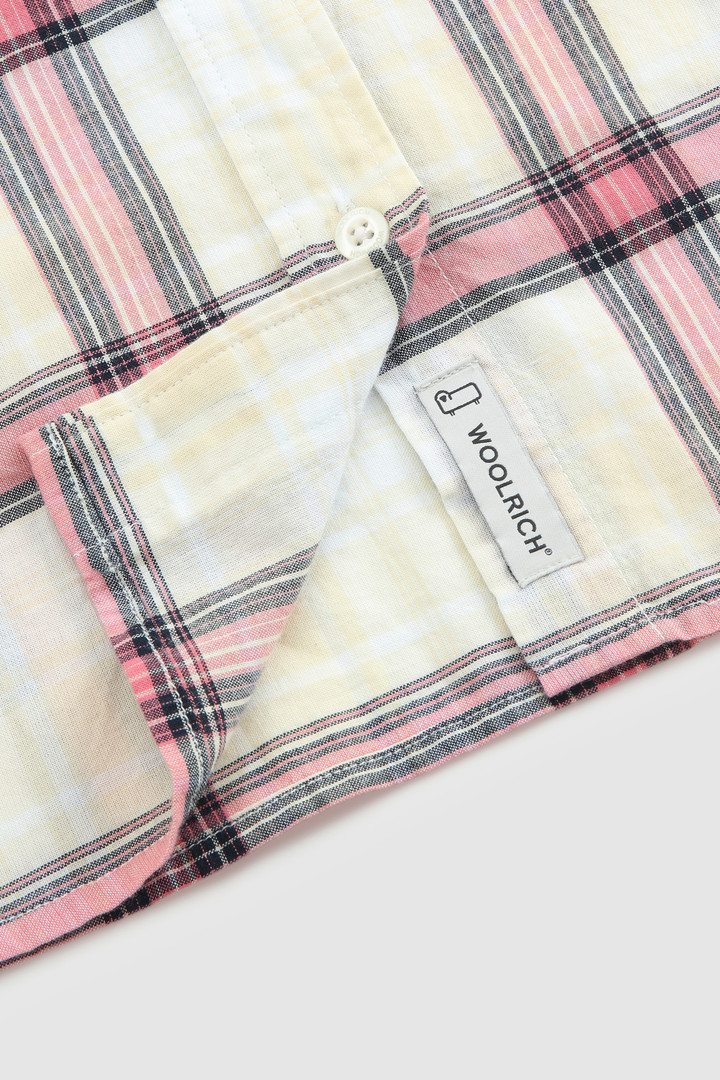 Cotton Shirt with Capped Sleeves White photo 7 | Woolrich