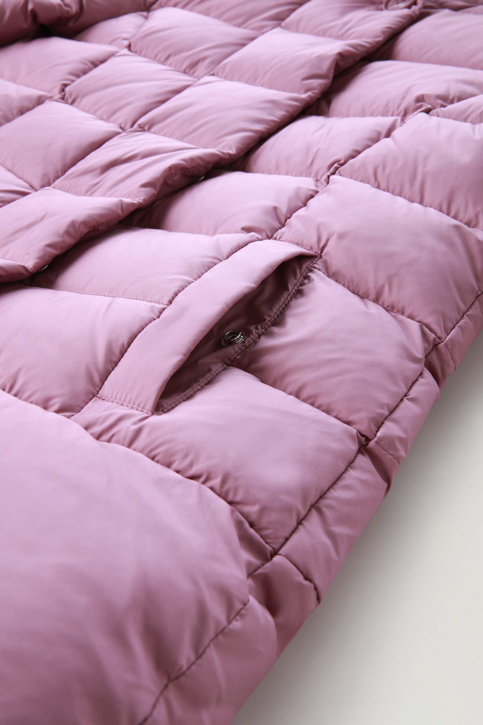 Microfiber Puffy Parka voor meisjes roze photo 5 | Woolrich
