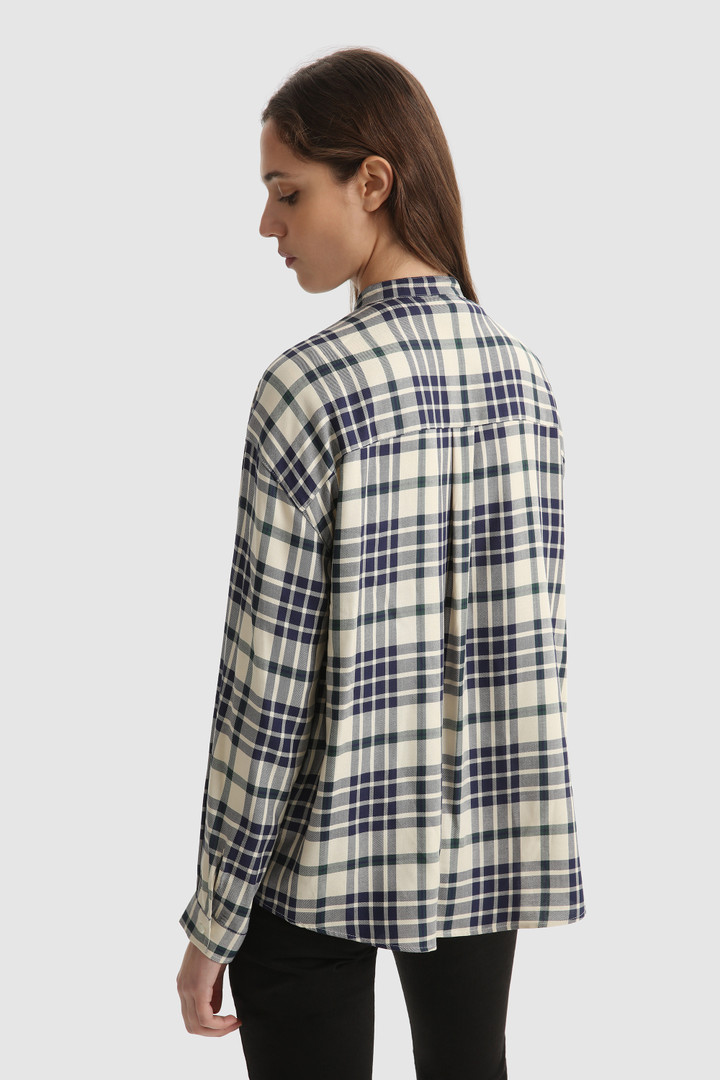 Twill Shirt with band collar
