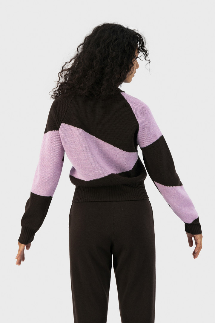 Merino Zip-Up Sweater - Daniëlle Cathari / Woolrich Pink photo 4 | Woolrich