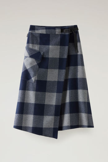 Check Skirt in Italian Wool Blend Multicolor photo 1 | Woolrich