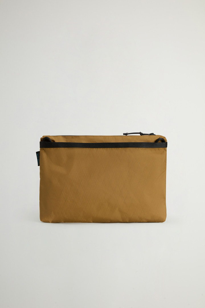 Crossbody Bag with Logo in X-PAC by Todd Snyder Brown photo 4 | Woolrich