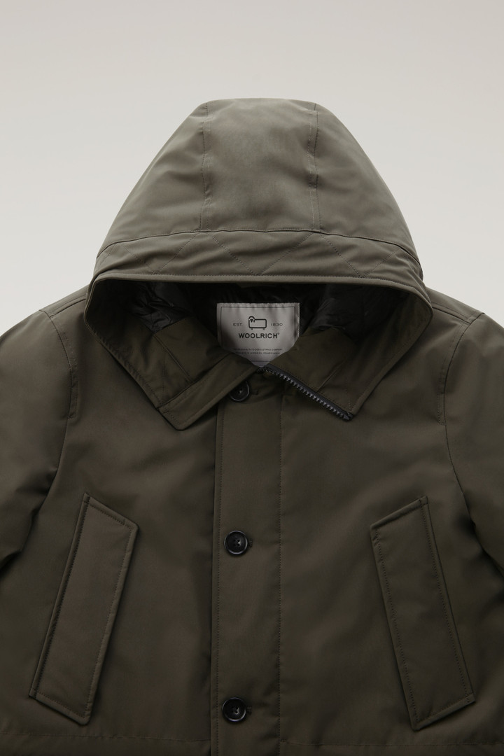 Arctic Parka in Stretch Nylon Green photo 2 | Woolrich