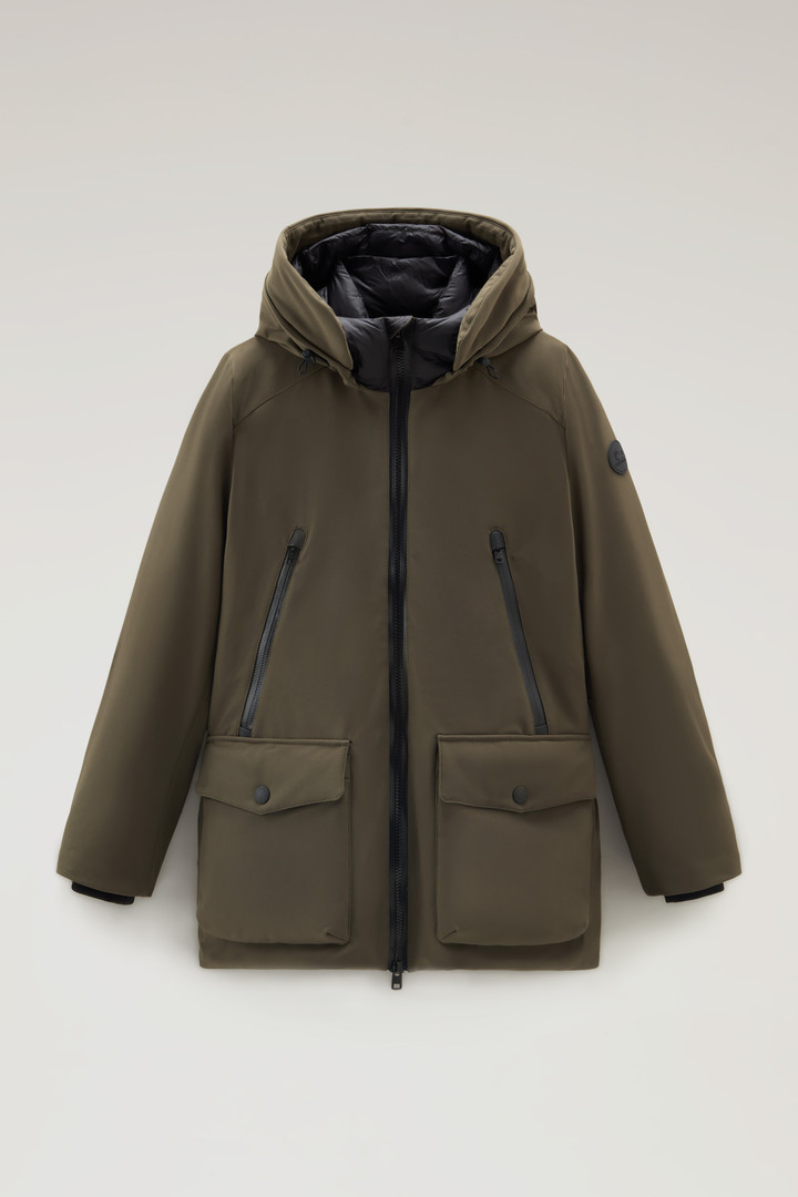 Fabric tech parka mens best sale