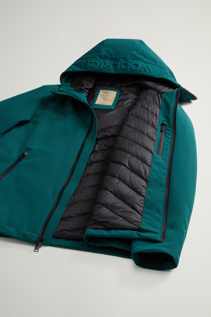 Veste Pacific en Tech Softshell Vert photo 9 | Woolrich