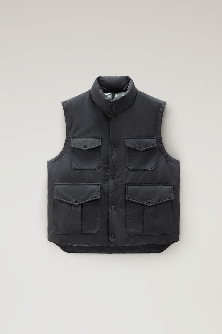 Half Moon Padded Vest in Ramar Cloth Black photo 5 | Woolrich