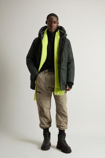 Arctic Parka in Recycled Italian Wool-Blend Fabric Green | Woolrich