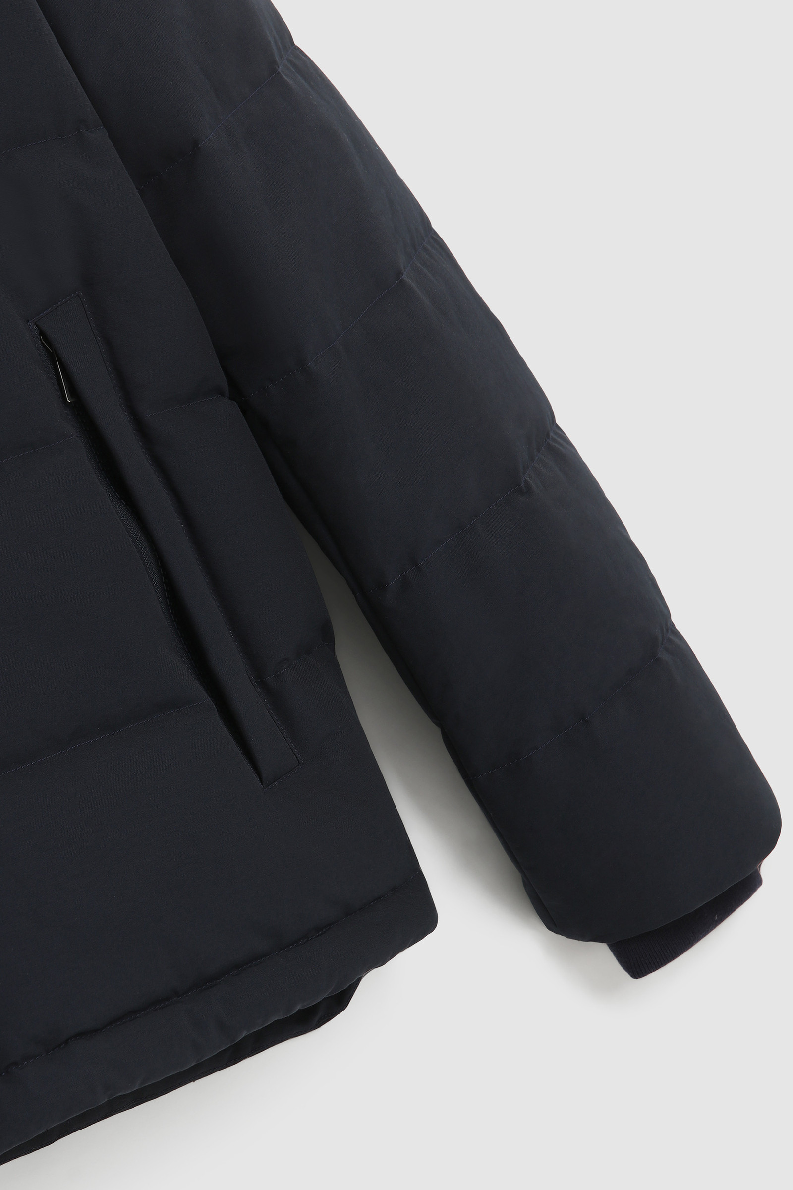 Grüne Jacke Sierra aus Bio-Baumwolle und recyceltem Nylon