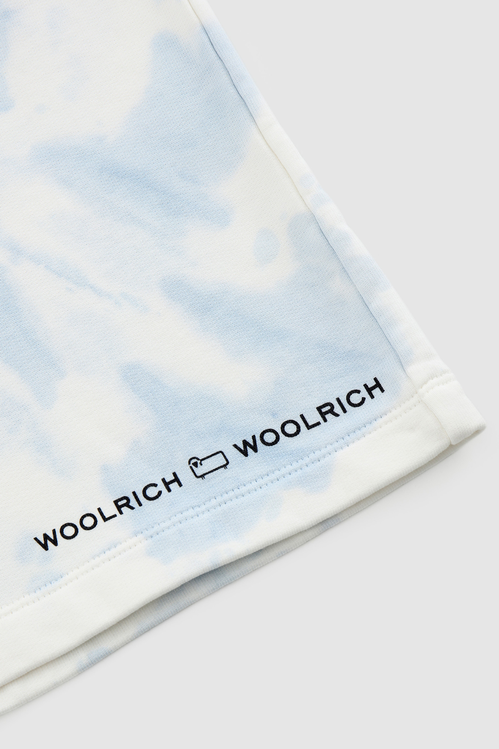Girl's Tie-Dye Fleece Cotton Shorts Blue photo 4 | Woolrich