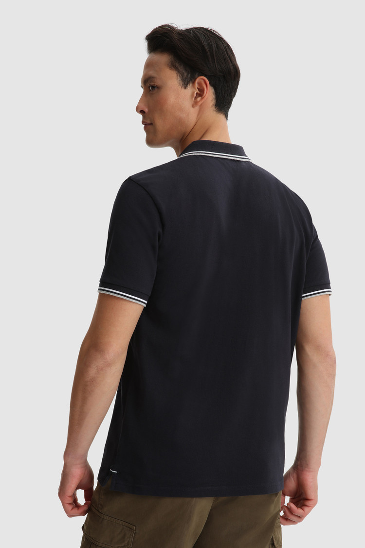 Polo Monterey in cotone piqué elasticizzato