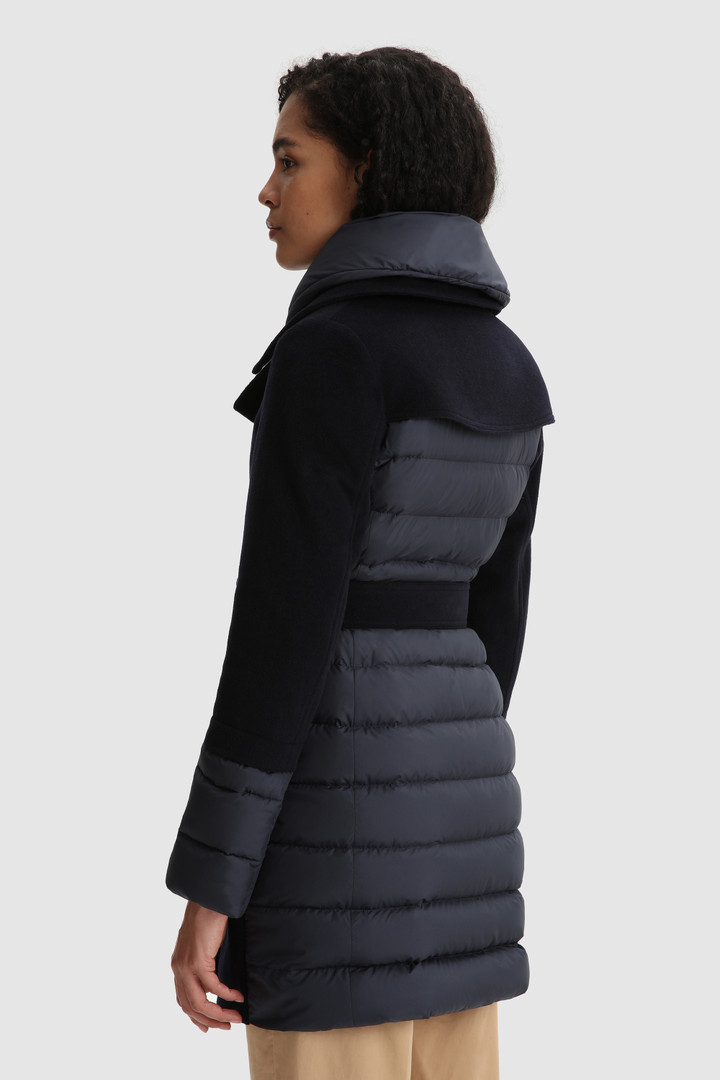 Trench-coat Kuna en laine mélangée italienne avec ceinture