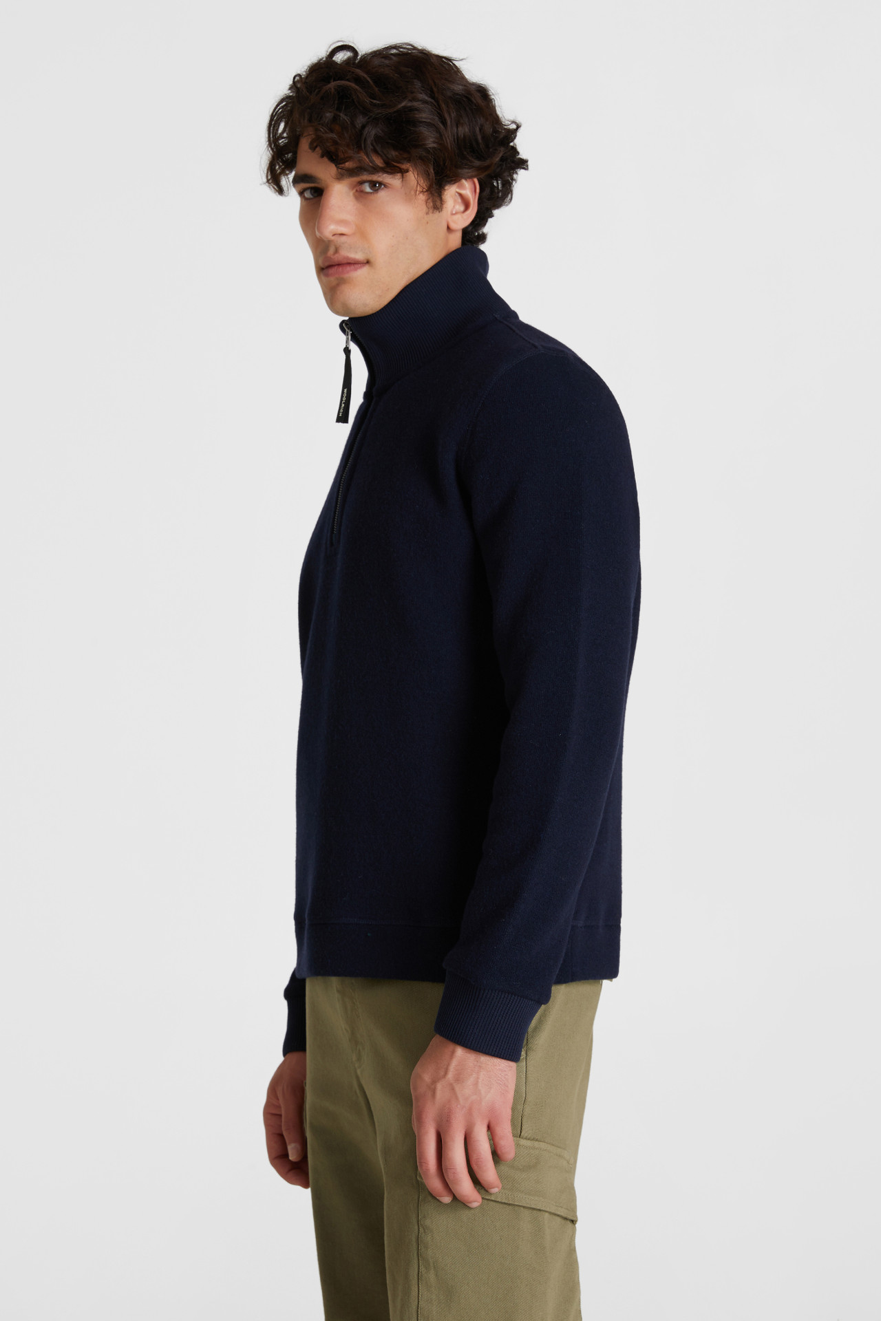 Glacier Pullover In Lana Cotone