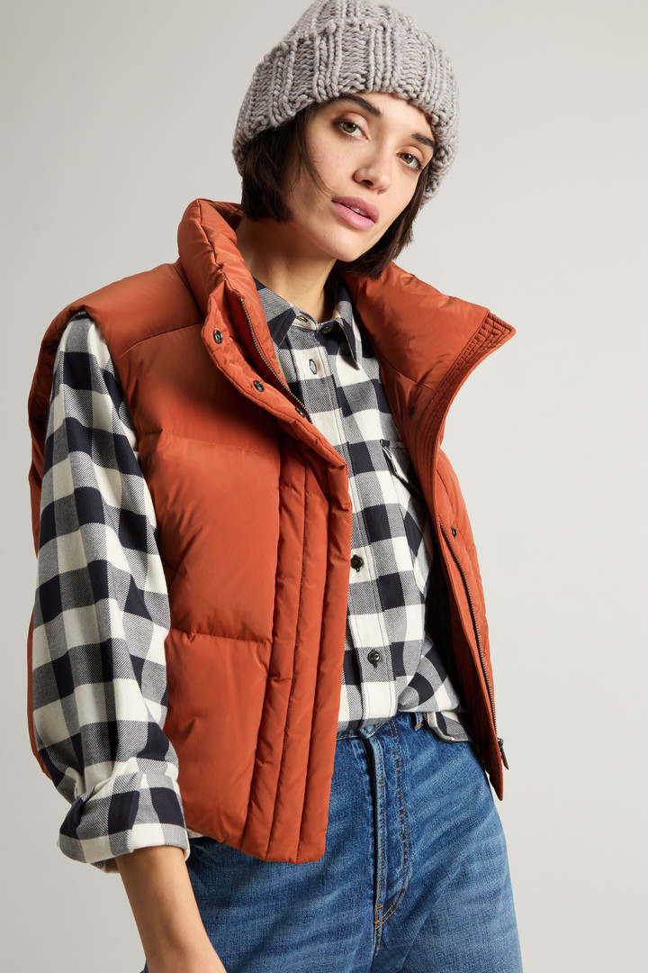 Veste sans manches matelassée Alsea en nylon élastique Marron photo 4 | Woolrich