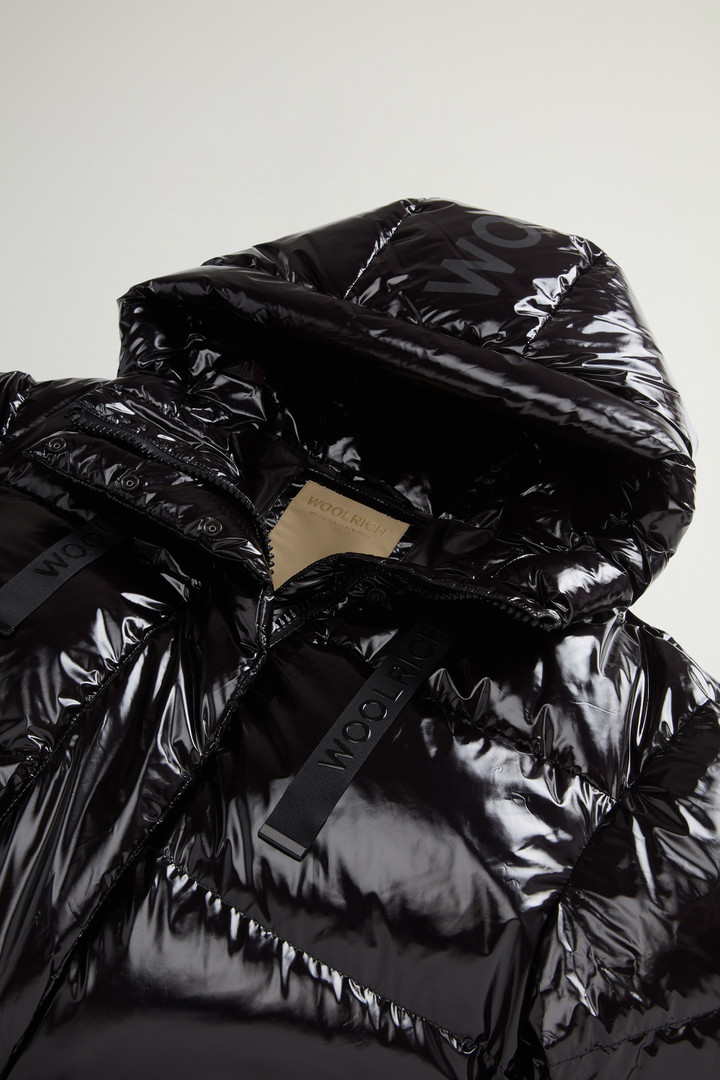 Parka trapuntato in nylon lucido Nero photo 6 | Woolrich