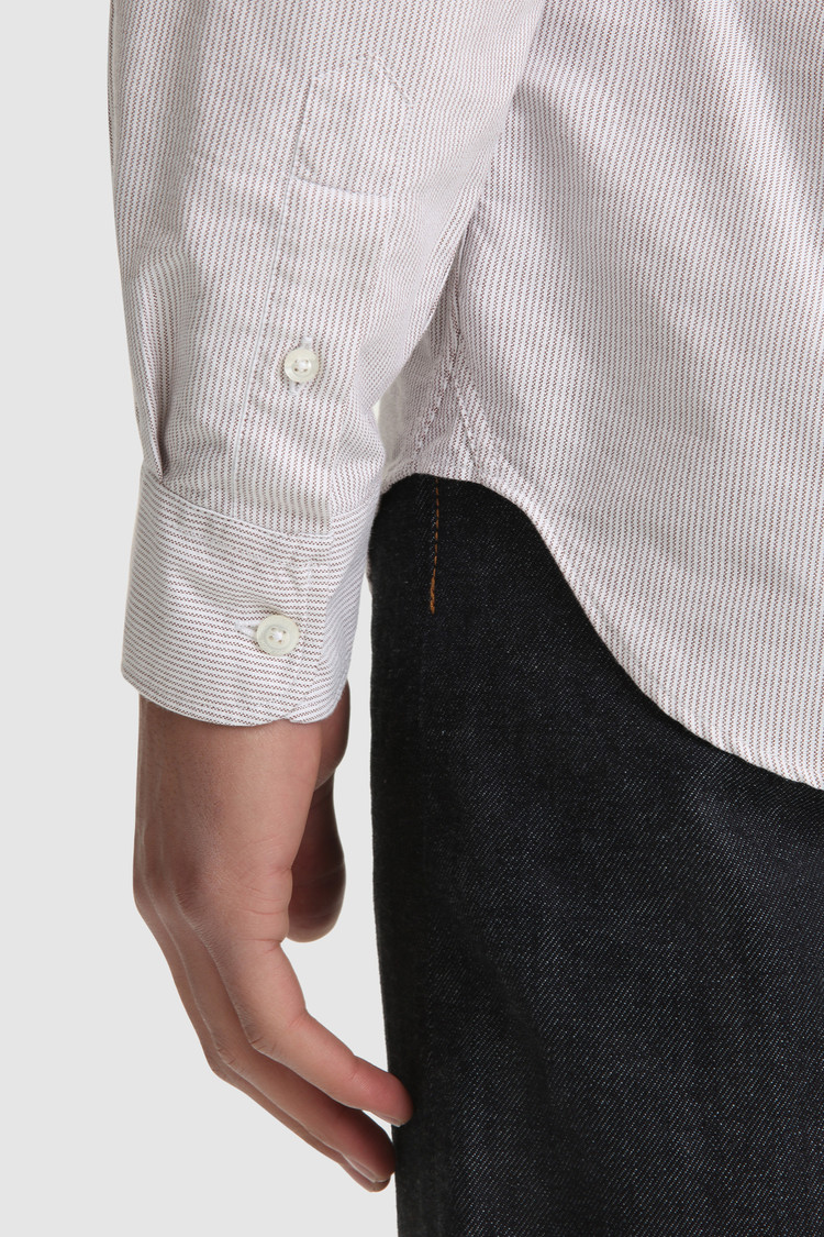 Camisa Oxford de algodón grueso