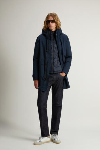 3-in-1 Weaver Coat with Reversible Inner Jacket Blue | Woolrich