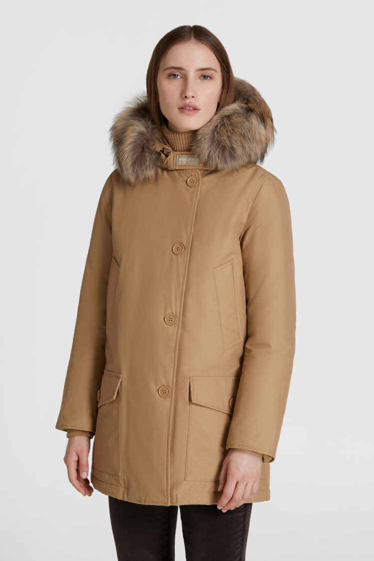 woolrich arctic parka camel