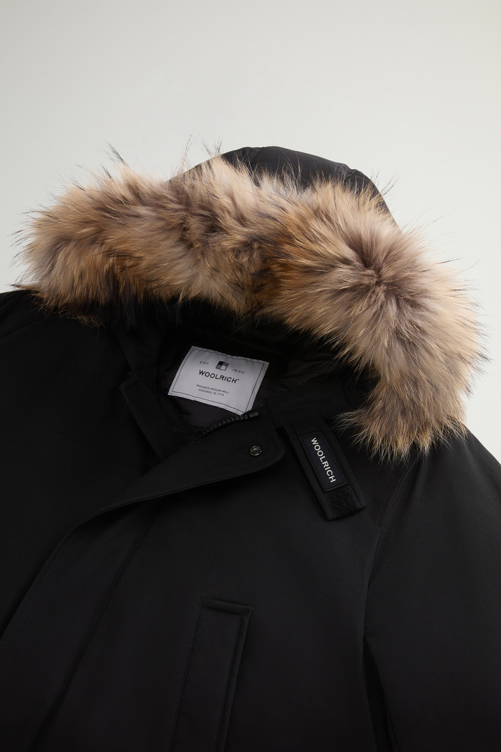 Daytona Parka in Ramar Cloth with Detachable Fur Black photo 7 | Woolrich