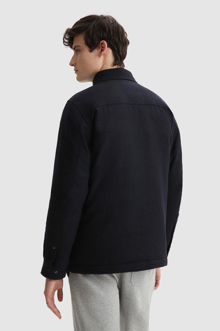 Chemise matelassée Alaskan en laine italienne recyclée