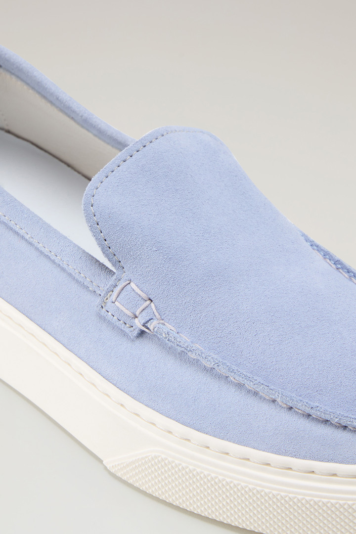 Suede Slip-on Loafers Blue photo 5 | Woolrich