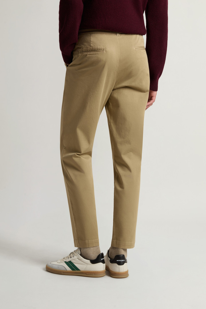 Stretch Cotton Twill Milton Pants Beige photo 2 | Woolrich