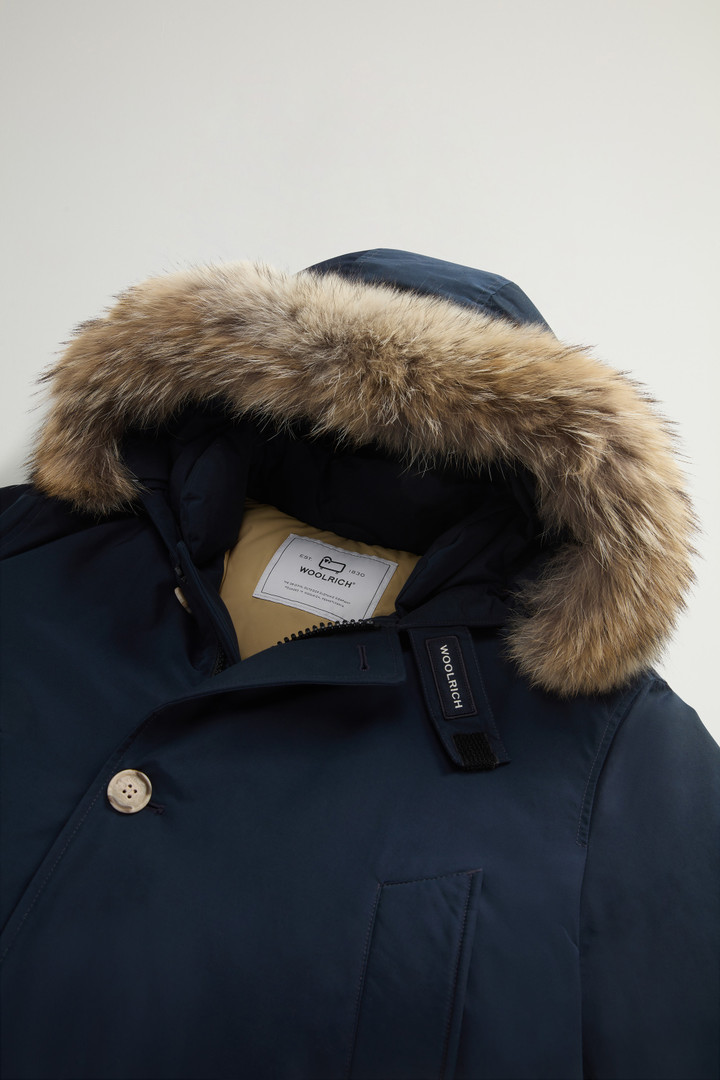 Arctic Anorak in Ramar Cloth with Detachable Fur Blue photo 7 | Woolrich