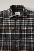 Quilted Alaskan Check Overshirt in Recycled Wool