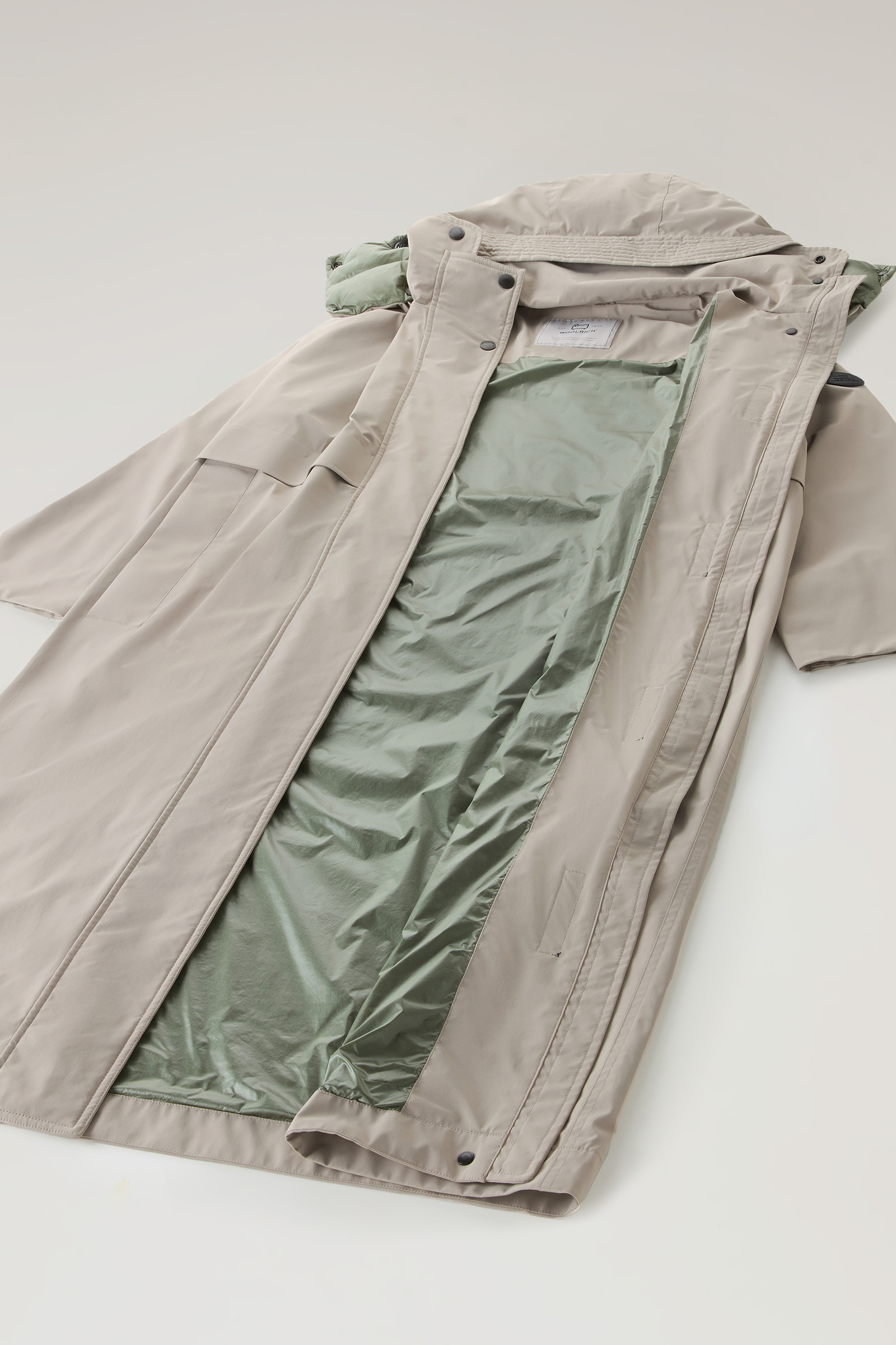 3-in-1 Coat with Detachable Hood and Quilted Jacket Taupe photo 13 | Woolrich