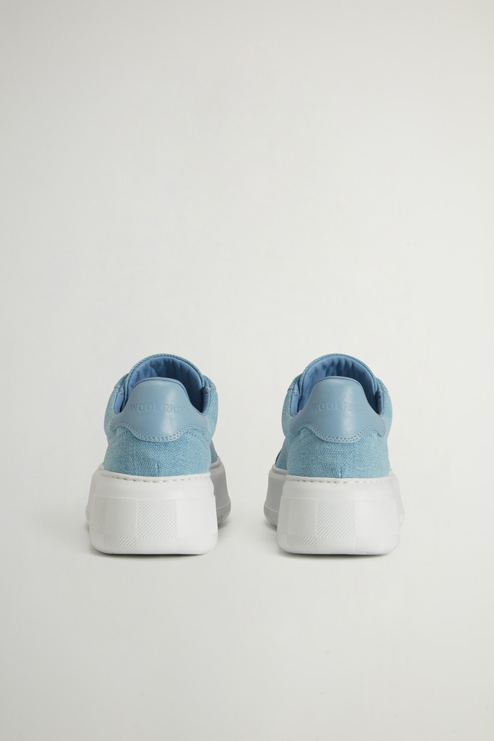 Chunky Court Cotton Sneakers Blue photo 3 | Woolrich