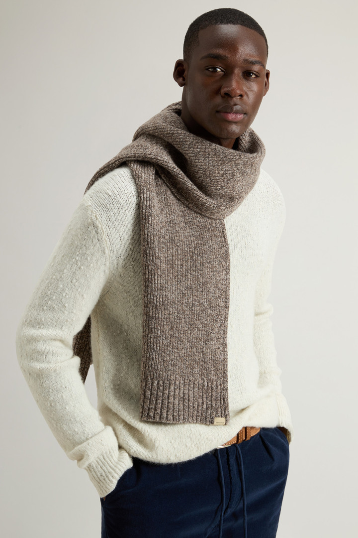 Sciarpa in pura lana mouliné Marrone photo 4 | Woolrich