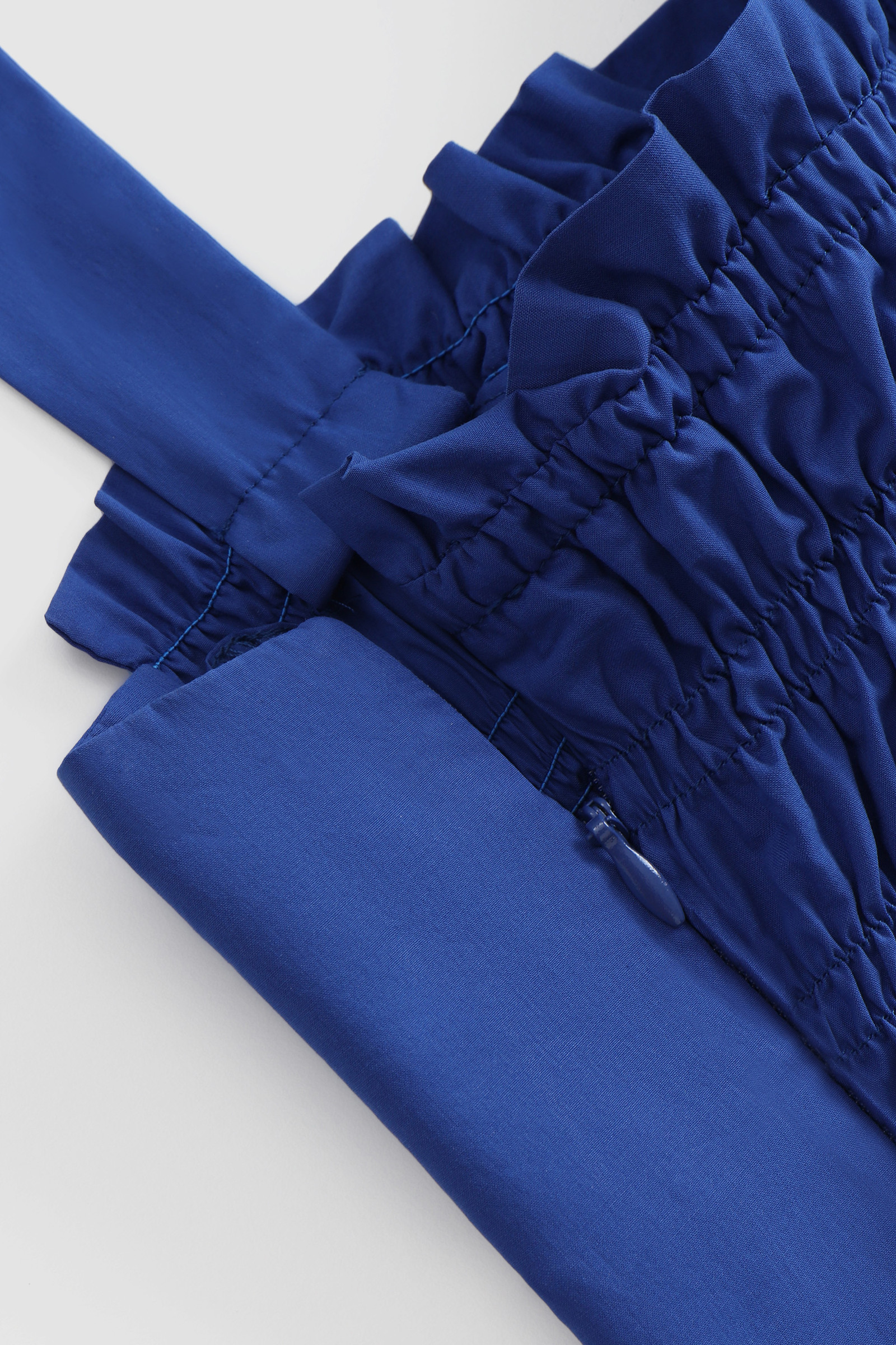Cotton Poplin Dress with Side Pockets Blue photo 7 | Woolrich