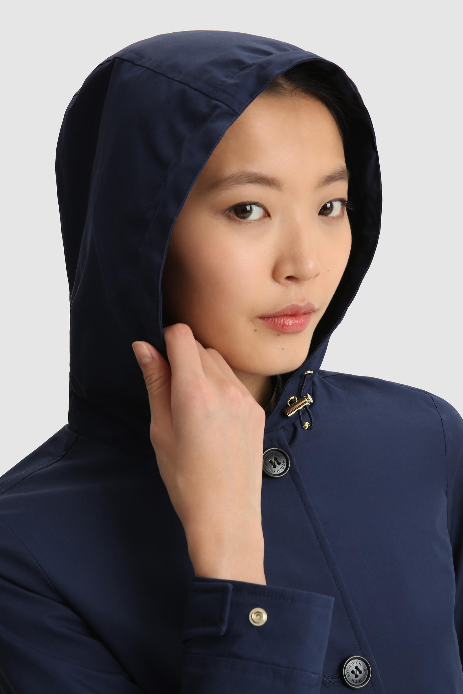 Jessamine Parka in Triple-Layer Cotton Blue photo 5 | Woolrich
