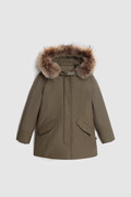 Girl's Arctic Parka with removable fur raccoon