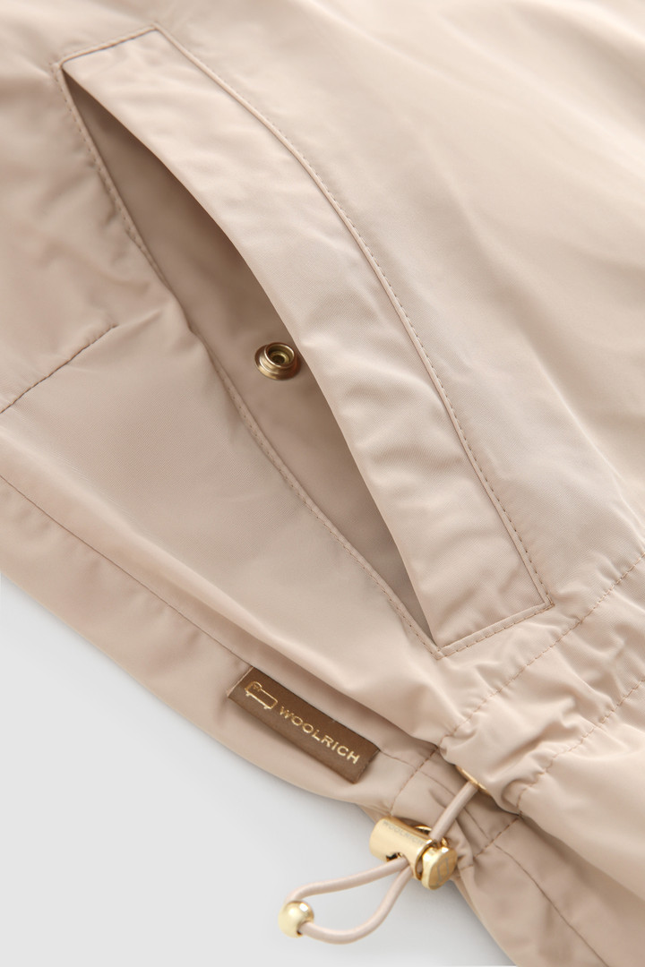 Leichte Bomberjacke City mit Kordelzug Beige photo 8 | Woolrich