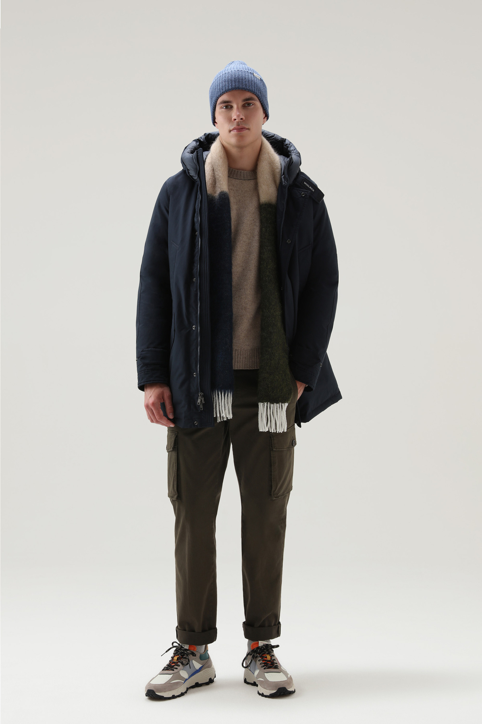 Polar Parka à col haut bleu photo 2 | Woolrich