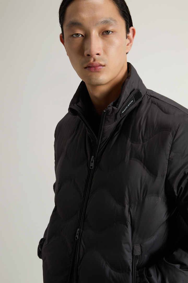 Lightweight Down Jacket in Microfiber with Onion Quilting Black photo 4 | Woolrich