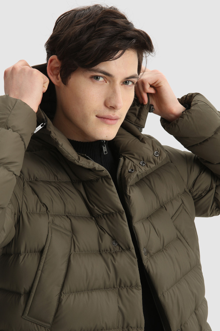 Sierra Parka quilted with removable hood